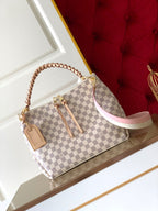 Louis Vuitton Beaubourg Woven Handle Tote Bag 32cm Damier Azur Canvas Spring/Summer Collection M40343