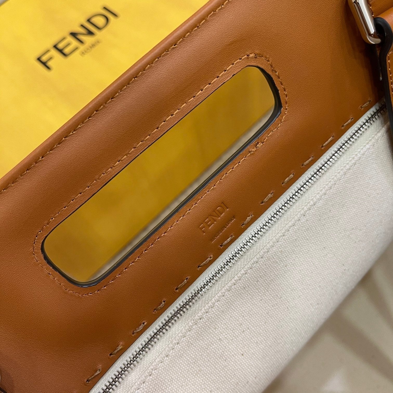 Fendi Cabas Toile 46cm