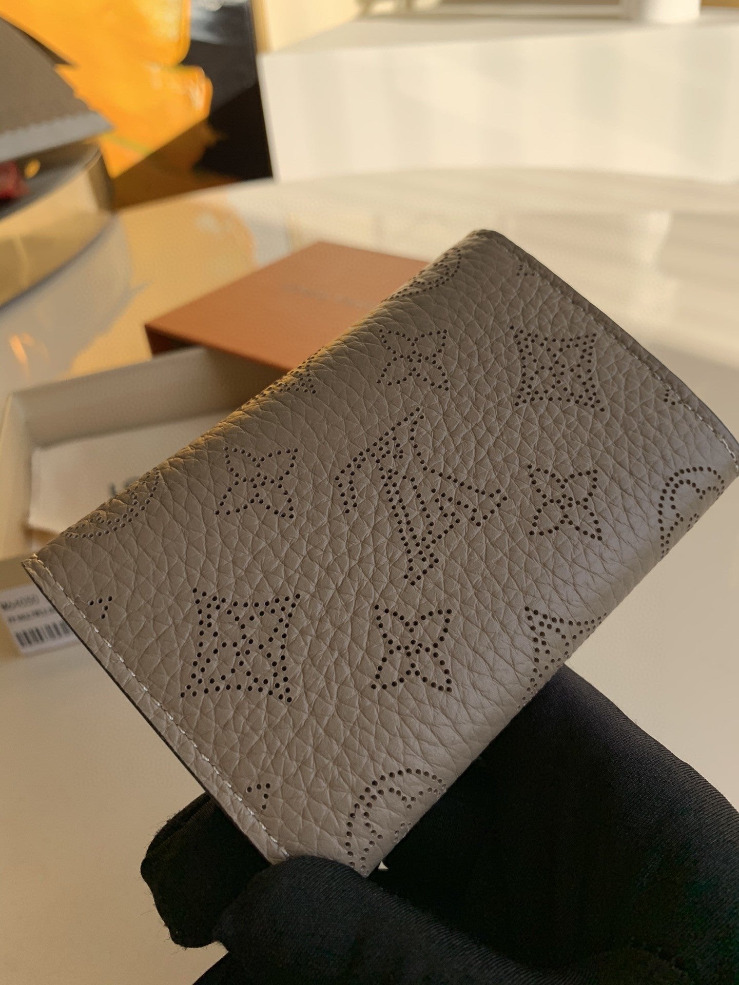 Louis Vuitton Monogram Empreinte Wallet 19cm Brown