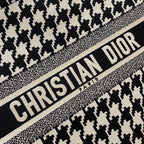 Christian Dior Book Tote Bag 42 cm Black/White