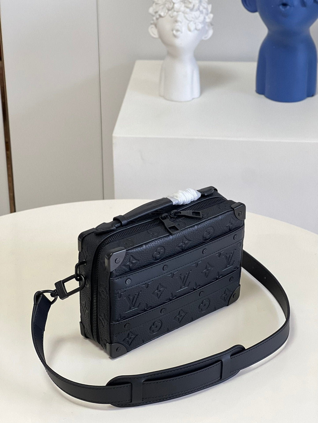Louis Vuitton Handle Soft Trunk 22cm Black