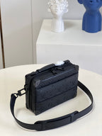 Louis Vuitton Handle Soft Trunk 22cm Black