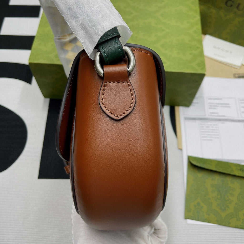 Gucci Aria Shoulder Bag Brown For Women, Women’s Bags 10.2in/25cm GG
