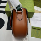 Gucci Aria Shoulder Bag Brown For Women, Women’s Bags 10.2in/25cm GG