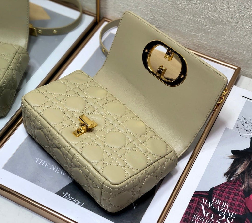 Small Dior Beige Caro Bag 20cm