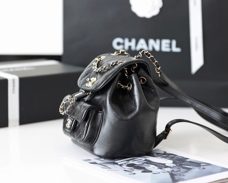 Chanel Backpack 18cm Black