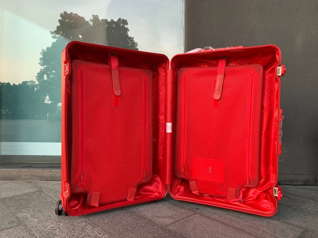 Louis Vuitton x Supreme Rolling Vali In Red 26 Inch
