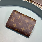 Louis Vuitton Monogram Wallet 12cm Brown