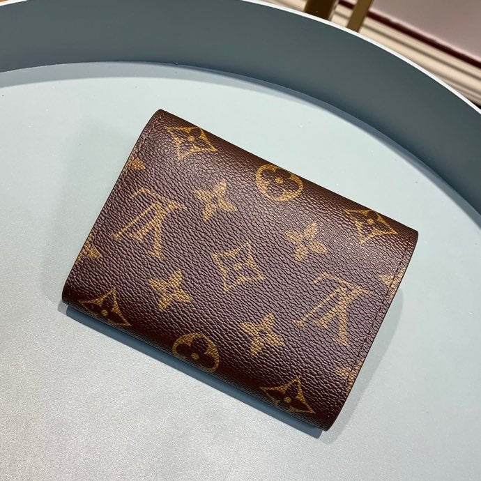 Louis Vuitton Monogram Wallet 12cm Brown