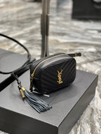 Saint Laurent Lou Belt Bag In Matelasse Gold Hardware 15cm