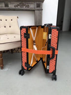 Louis Vuitton Rolling Vali In Red 20 Inch