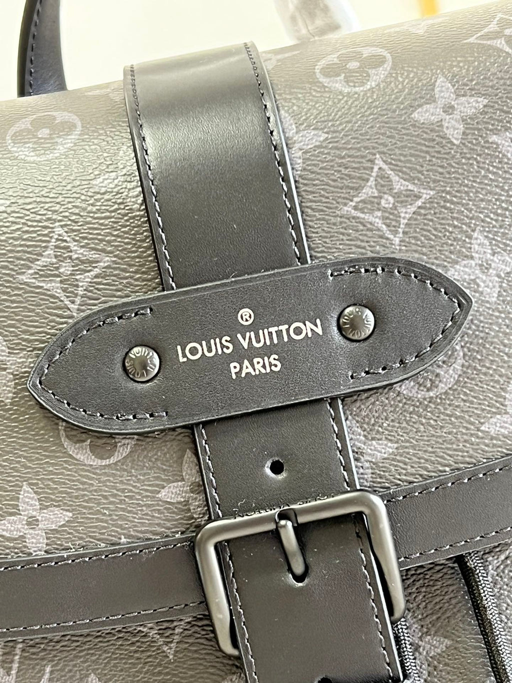 Louis Vuitton Saumur Backpack 42cm Black