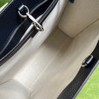 Gucci Tote Bag With Interlocking G Beige And Blue For Women 15in/38.5cm