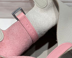 Hermes Picotin Lock 18 Bag Grey/Pink For Women 7.1in/18cm