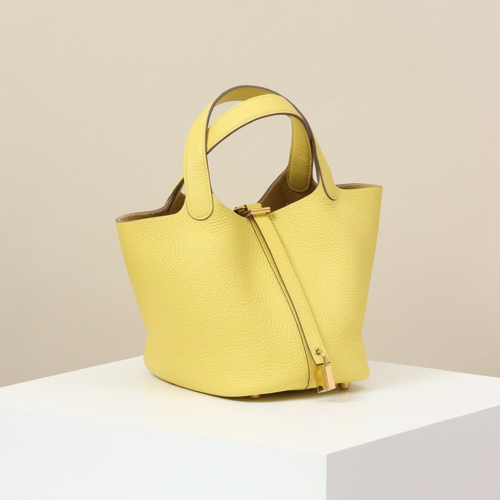Hermes Picotin Lock 18 Bag Limoncello For Women 7.1in/18cm