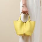Hermes Picotin Lock 18 Bag Limoncello For Women 7.1in/18cm