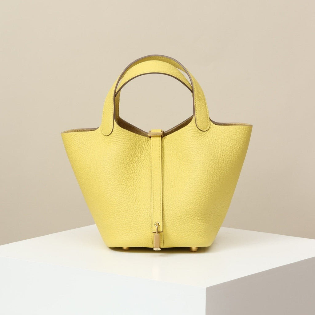 Hermes Picotin Lock 18 Bag Limoncello For Women 7.1in/18cm
