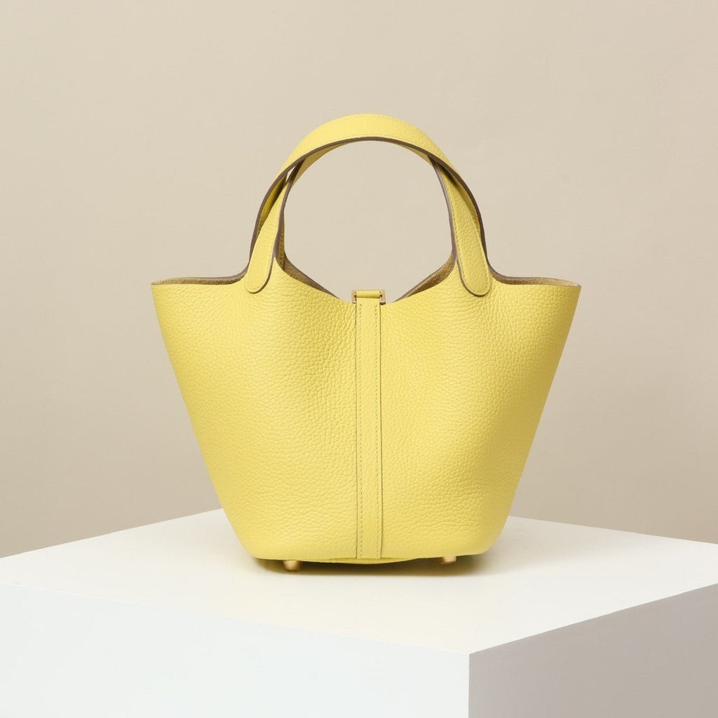 Hermes Picotin Lock 18 Bag Limoncello For Women 7.1in/18cm