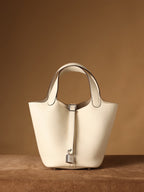 Hermes Picotin Lock 18 Cream Bag For Women, Women’s Handbags 7.1in/18cm