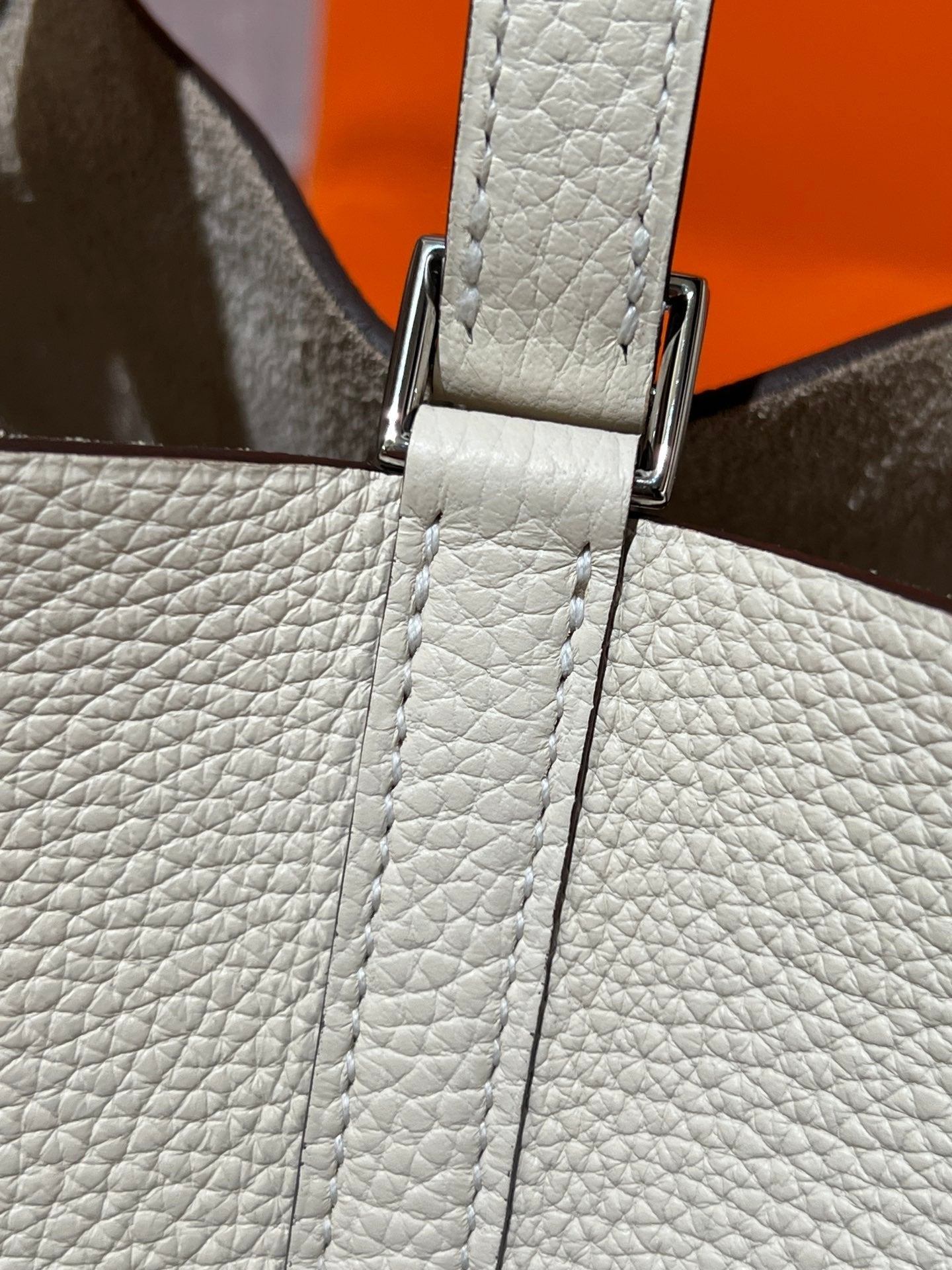 Hermes Picotin Lock 18 White Bag For Women, Women’s Handbags 7.1in/18cm