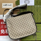Gucci Imprime Medium Messenger Bag Brown For Women, Women’s Bags 12in/30.5cm