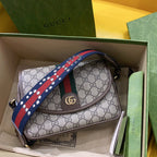 Gucci Ophidia GG Small Shoulder Bag Beige For Women, Women’s Bags 9.1in/23cm