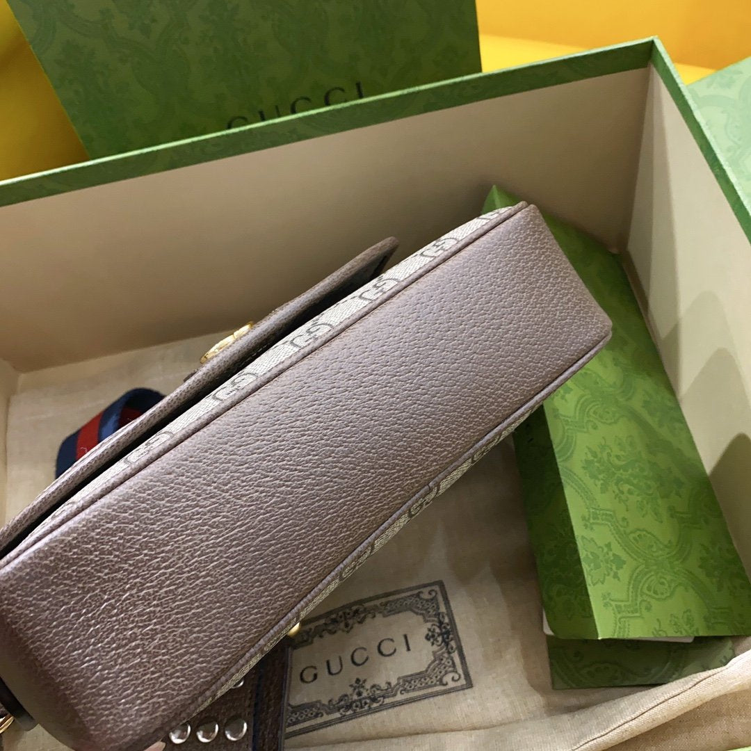 Gucci Ophidia GG Small Shoulder Bag Beige For Women, Women’s Bags 9.1in/23cm