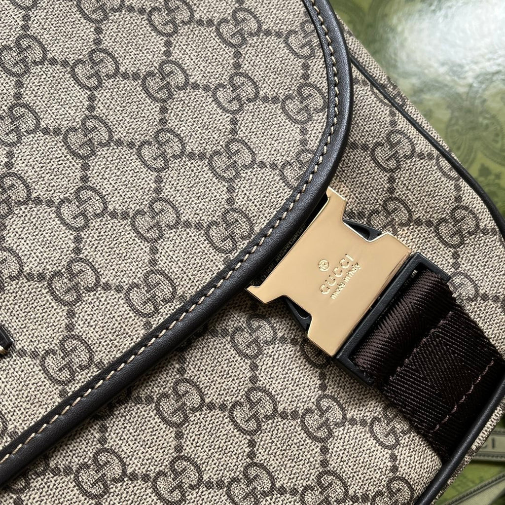 Gucci Imprime Medium Messenger Bag Brown For Women, Women’s Bags 12in/30.5cm
