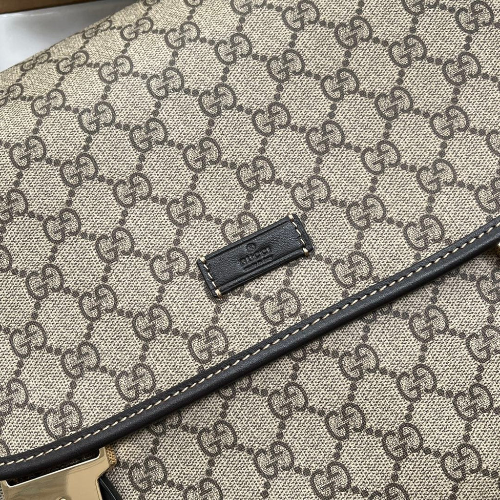 Gucci Imprime Medium Messenger Bag Brown For Women, Women’s Bags 12in/30.5cm