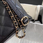 Chanel Duma Backpack 24cm Gold Hardware Caviar Leather Spring/Summer Collection Black