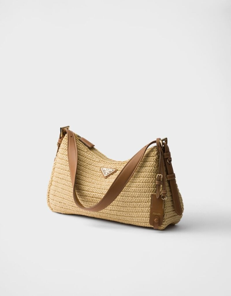 Prada Small Aimée Large Bag Natural For Women 34cm/13in
