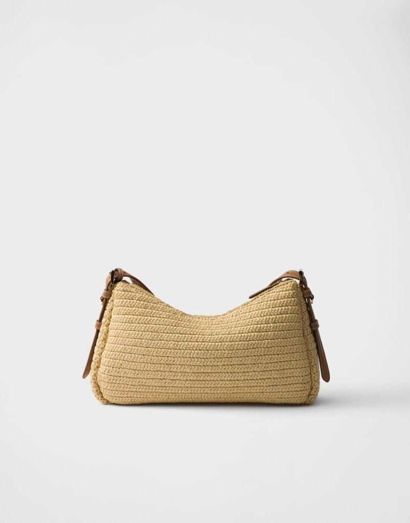 Prada Small Aimée Large Bag Natural For Women 34cm/13in