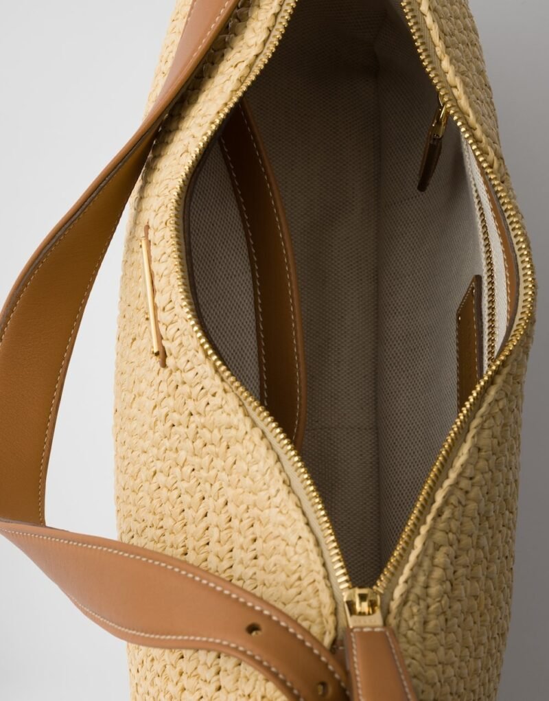Prada Small Aimée Large Bag Natural For Women 34cm/13in