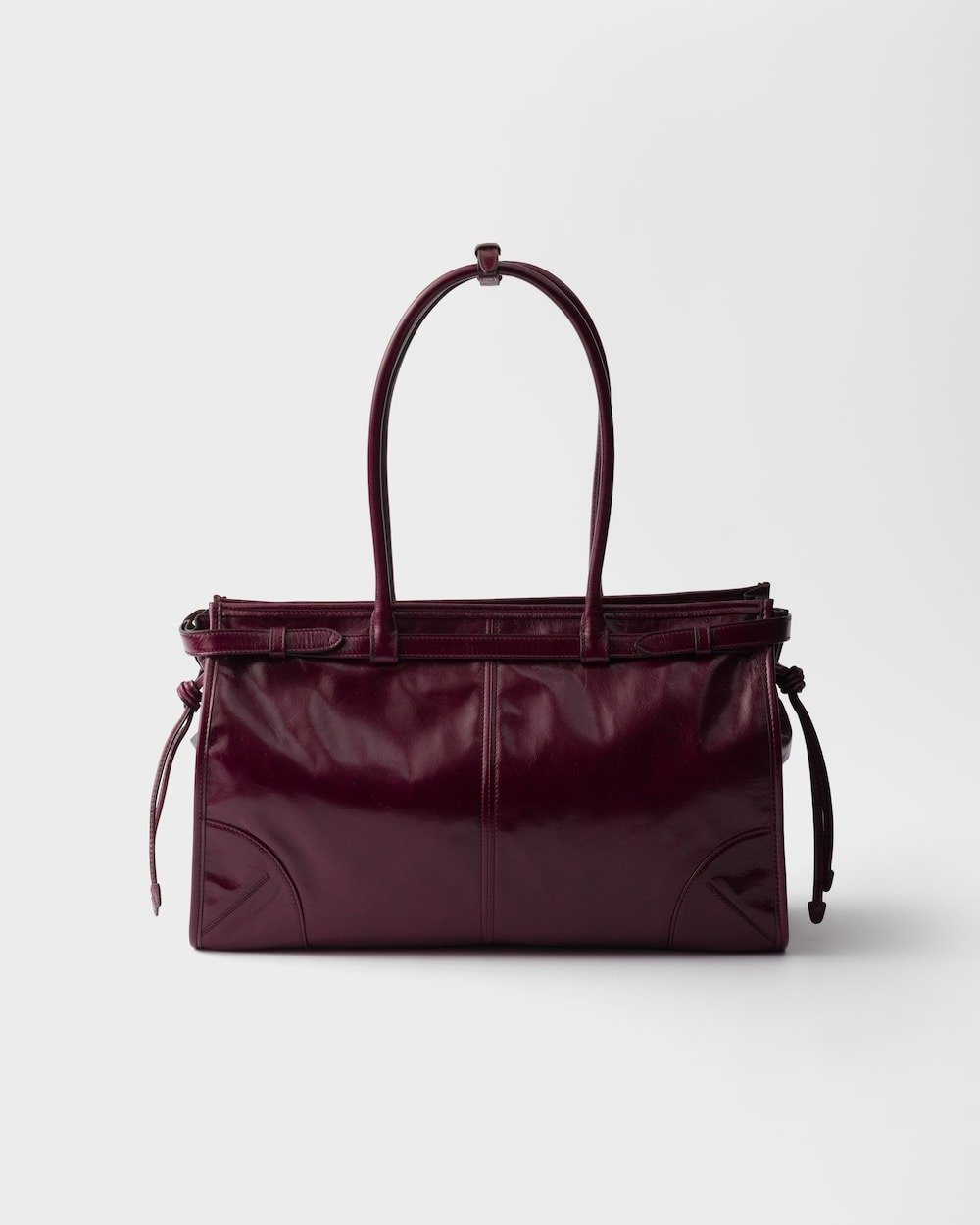 Prada Bonnie Large Handbag Bag Burgundy 38cm/15in – 1BA433_2CYR_F0LV7_V_MOO – Vipfasbags