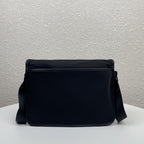 Prada Saffiano Shoulder Bag Black For Women 12.6 in / 32 cm