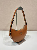 Prada Shoulder Bag In Brown For Women 8.8in/ 22.5cm