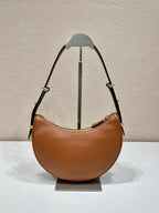 Prada Shoulder Bag In Brown For Women 8.8in/ 22.5cm