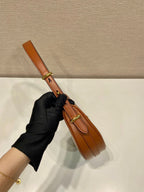 Prada Shoulder Bag In Brown For Women 8.8in/ 22.5cm
