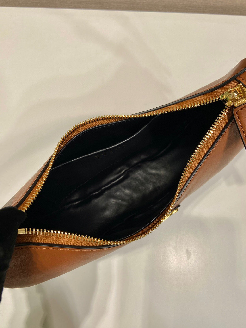 Prada Shoulder Bag In Brown For Women 8.8in/ 22.5cm