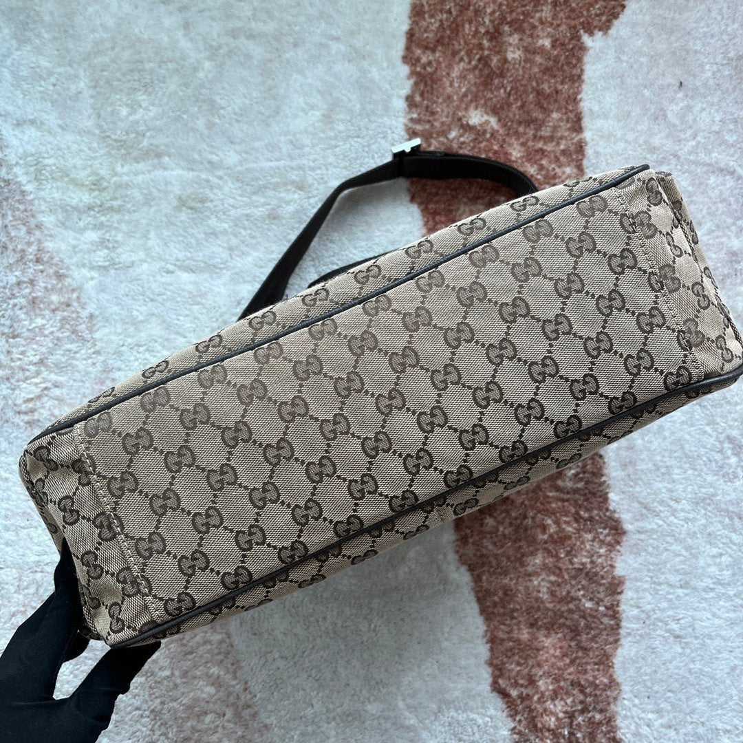 Gucci Original GG Baby Changing Bag Brown For Women, Women’s Bags 16.9in/43cm