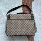 Gucci Original GG Baby Changing Bag Brown For Women, Women’s Bags 16.9in/43cm