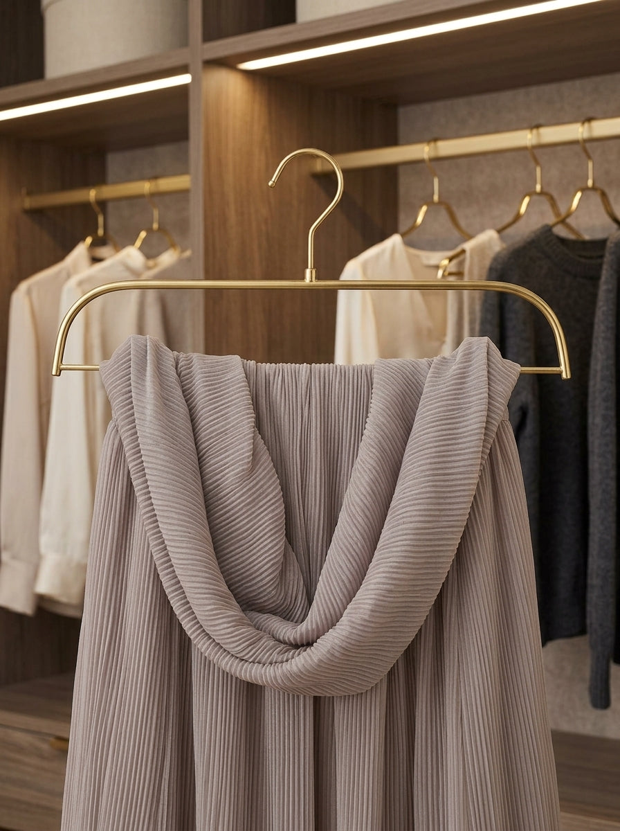 Flowing taupe tulle skirt for everyday chic outfits