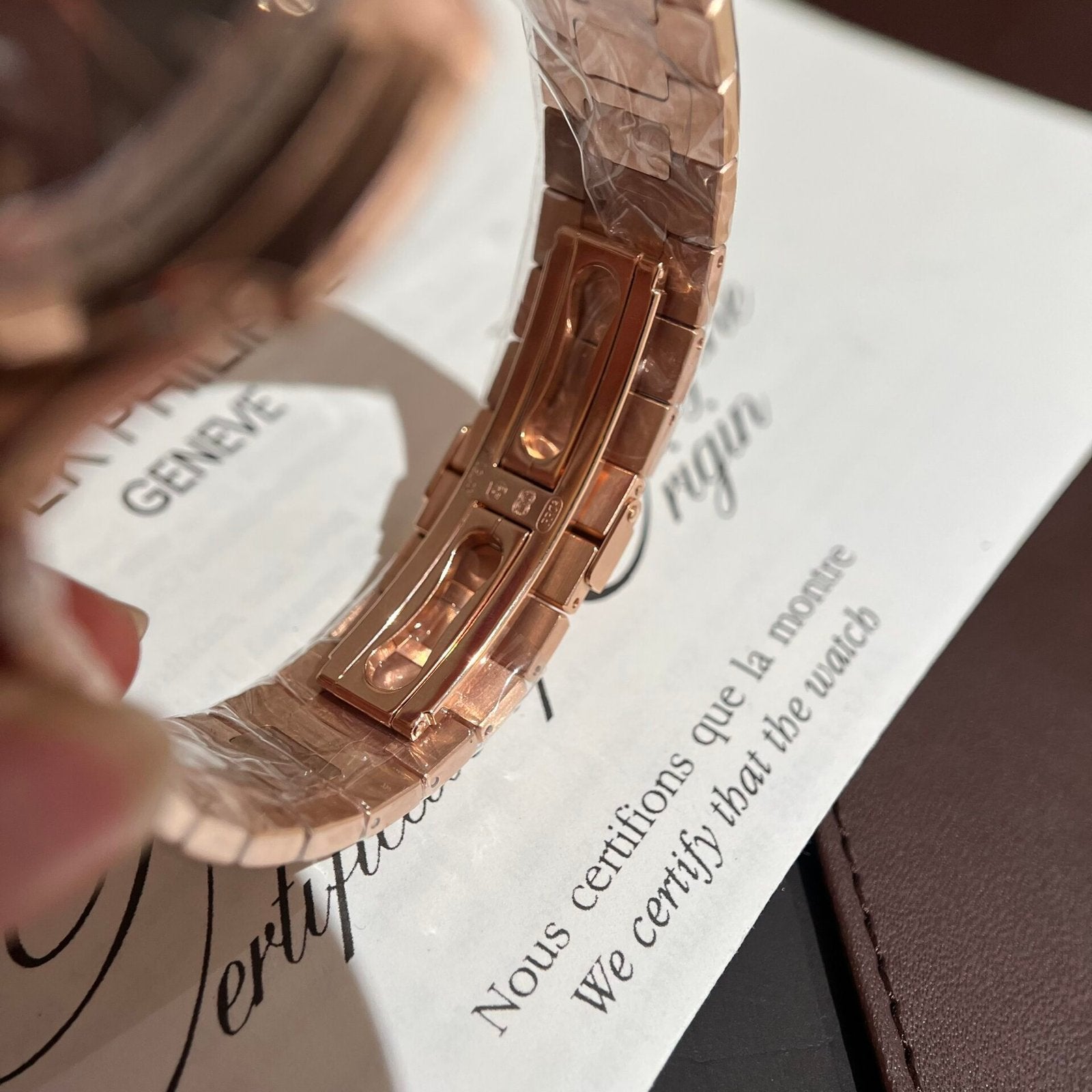 Patek Philippe Watch Nautilus 5723 Gold Wrapped Moissanite Diamonds 40mm