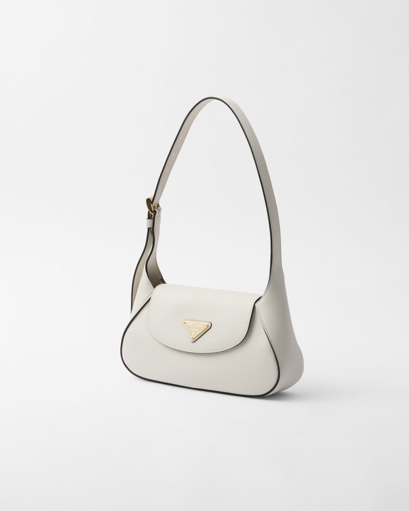 Prada Small Shoulder Bag White For Women 9,8in/25cm –