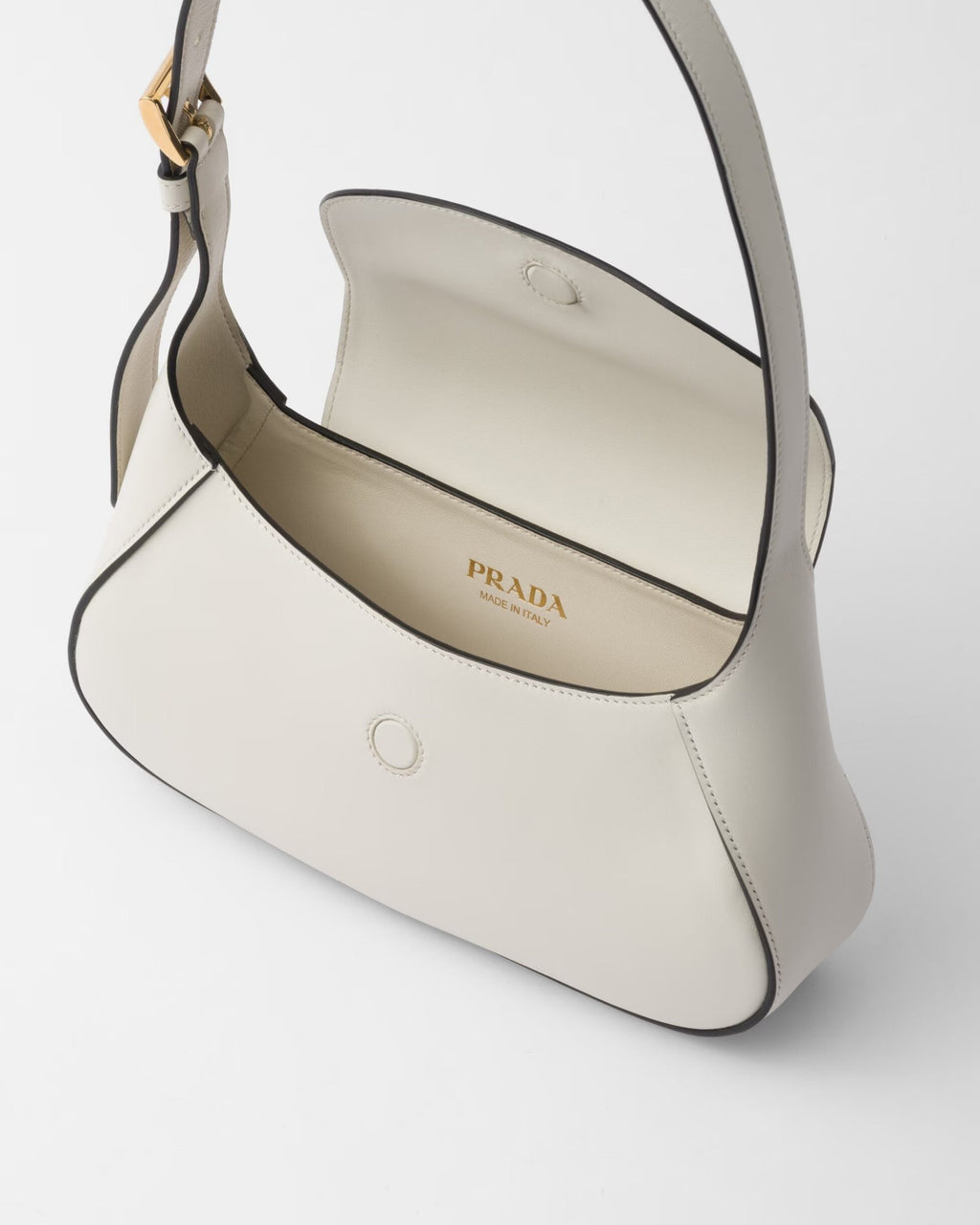 Prada Small Shoulder Bag White For Women 9,8in/25cm –