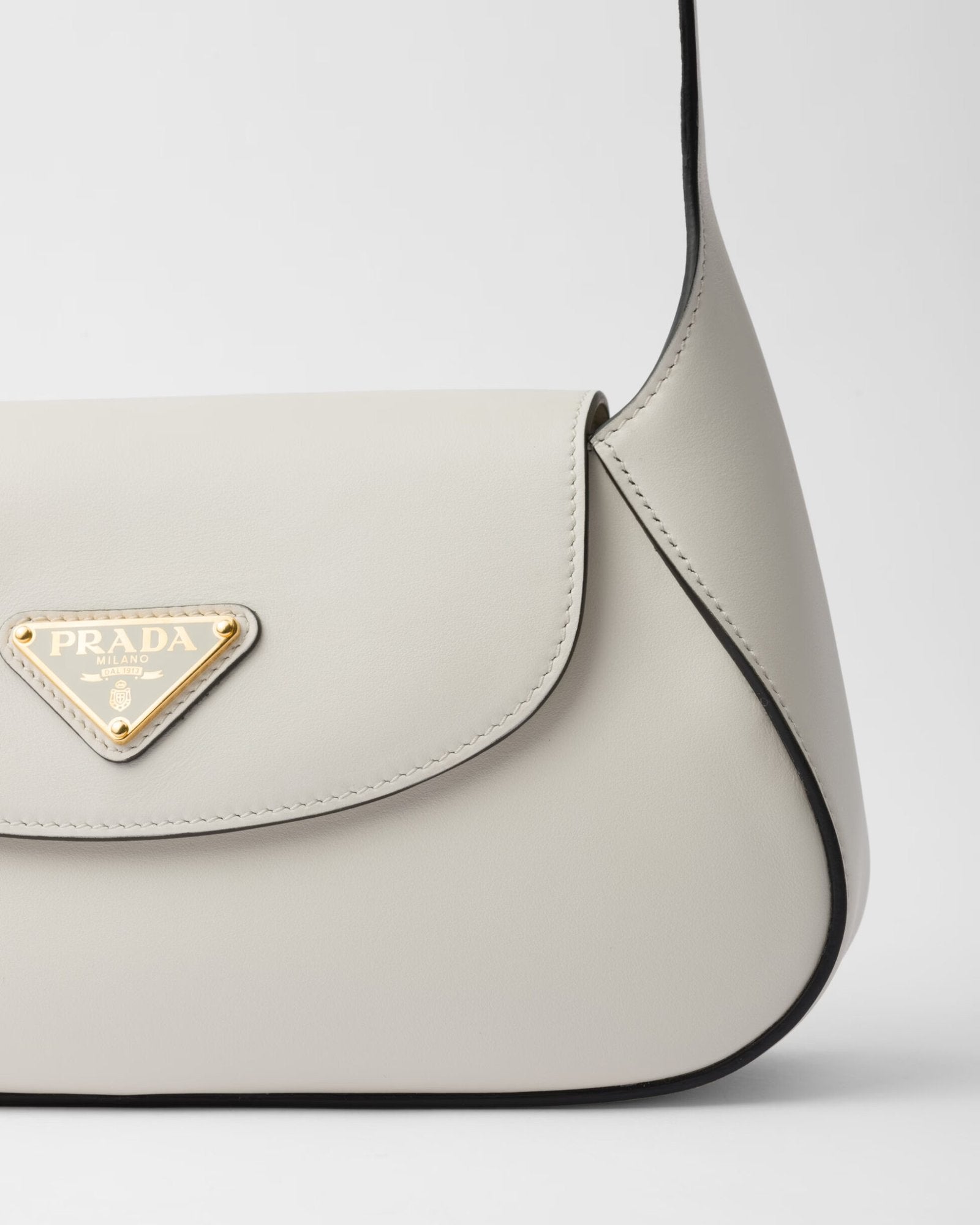 Prada Small Shoulder Bag White For Women 9,8in/25cm –
