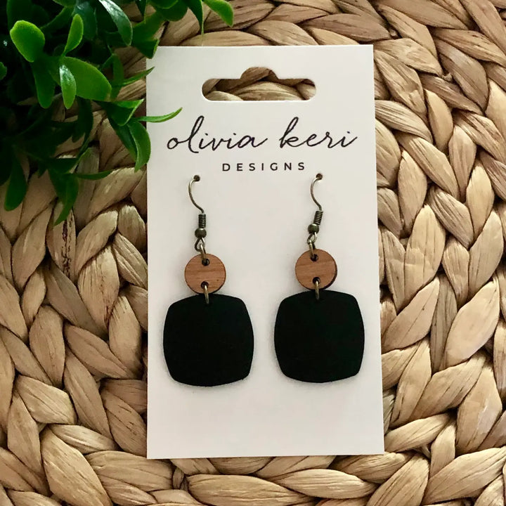 Black Nora Earrings  |  Featured Brand