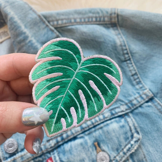 Monstera Leaf Patch  |  Featured Brand