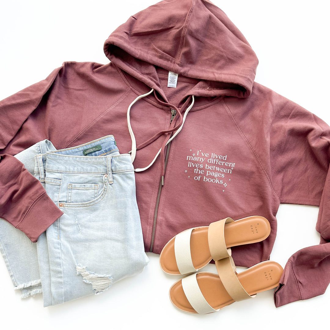 Book Of Stars and Between The Pages of Books French Terry Hoodie