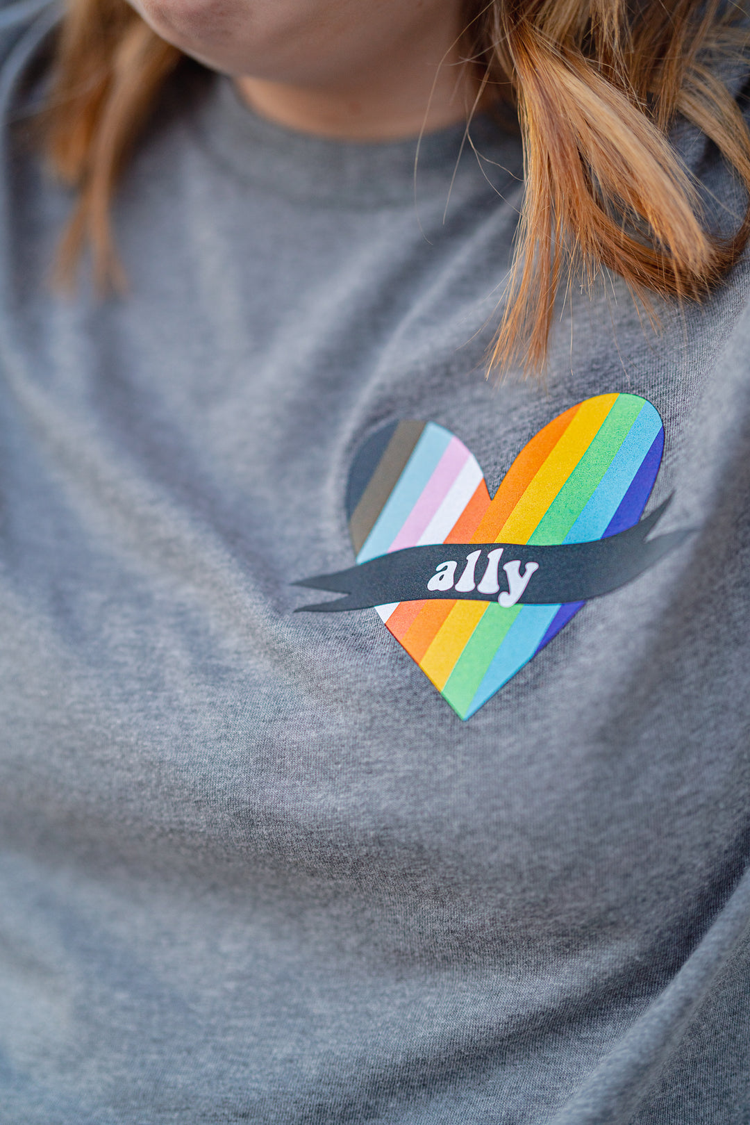 Ally Deep Heather Tee